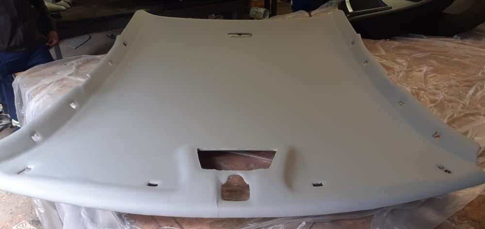Roof lining after installation