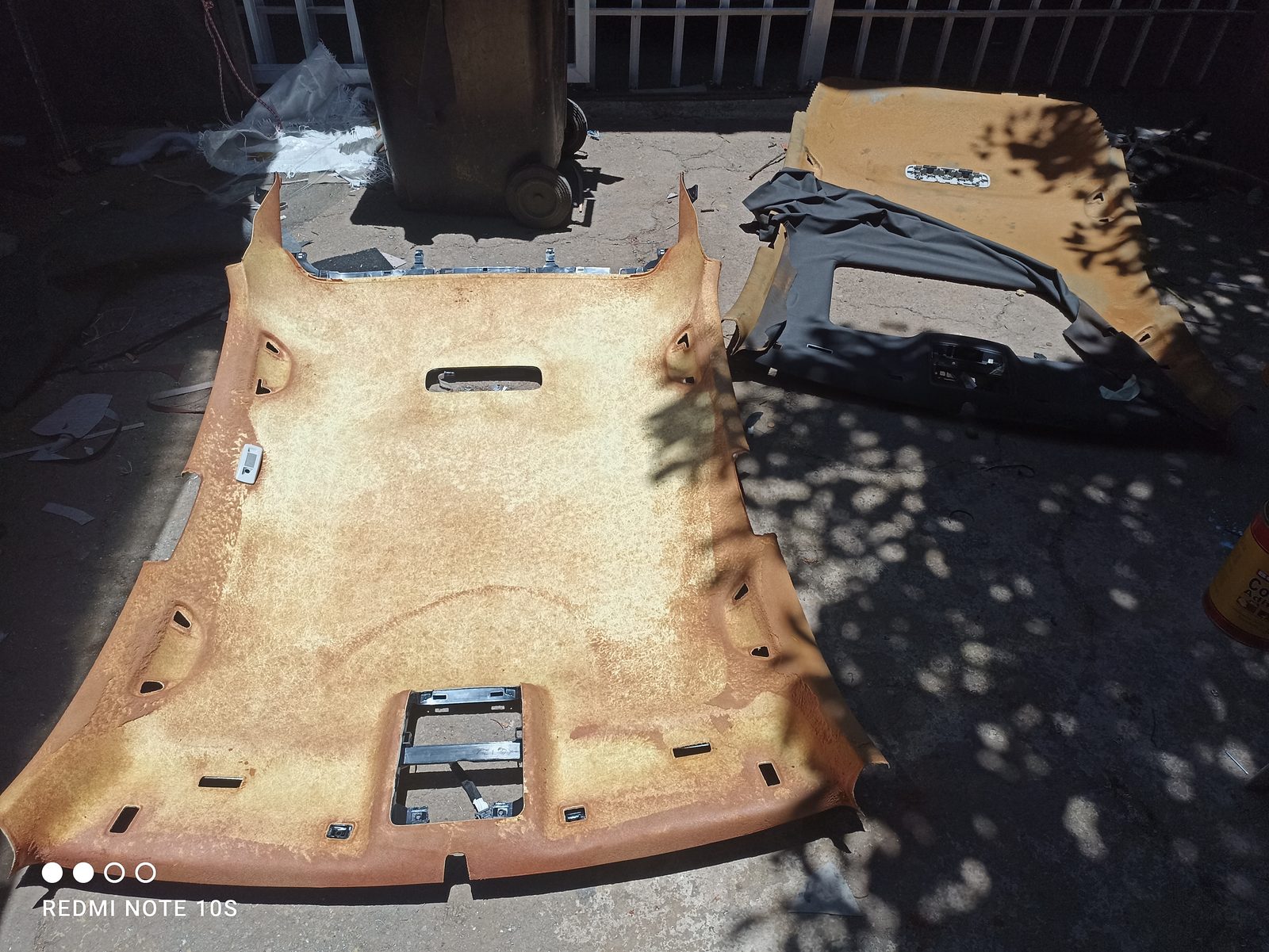 Roof lining after upgrade